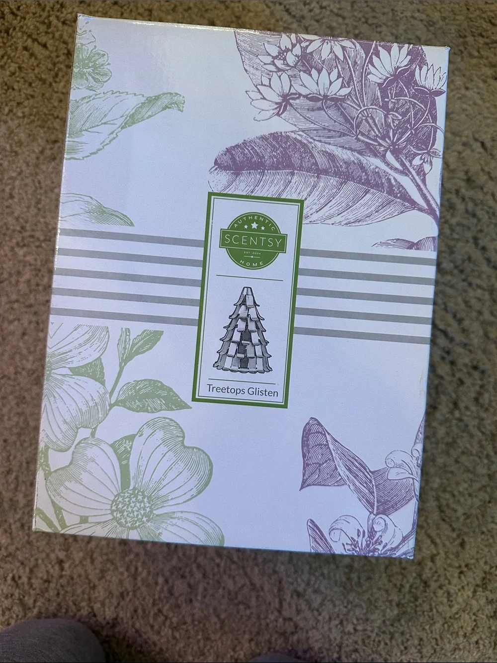 Scentsy Treetops Glisten diffuser shade, shade only